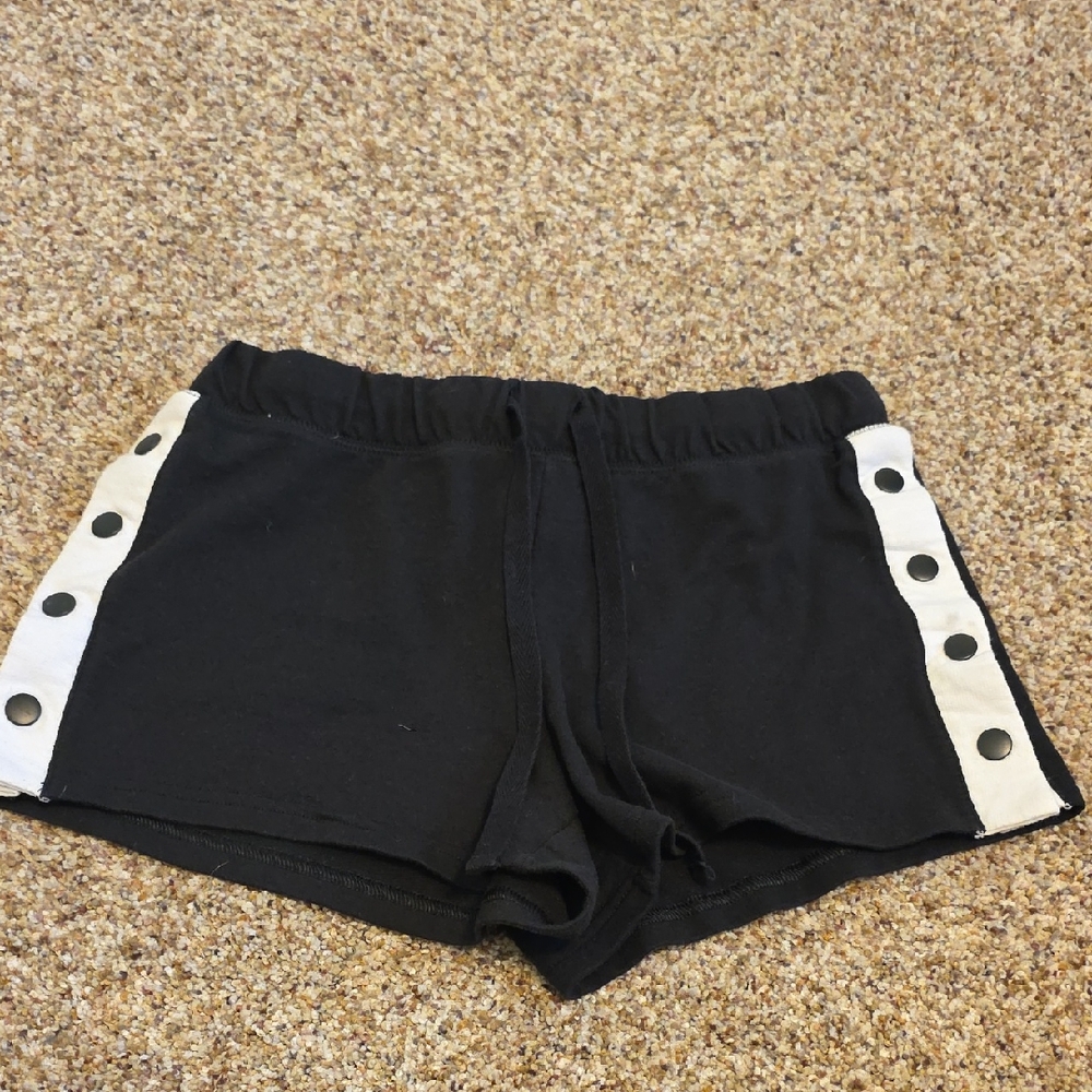 No Boundaries Black and White Athletic Shorts